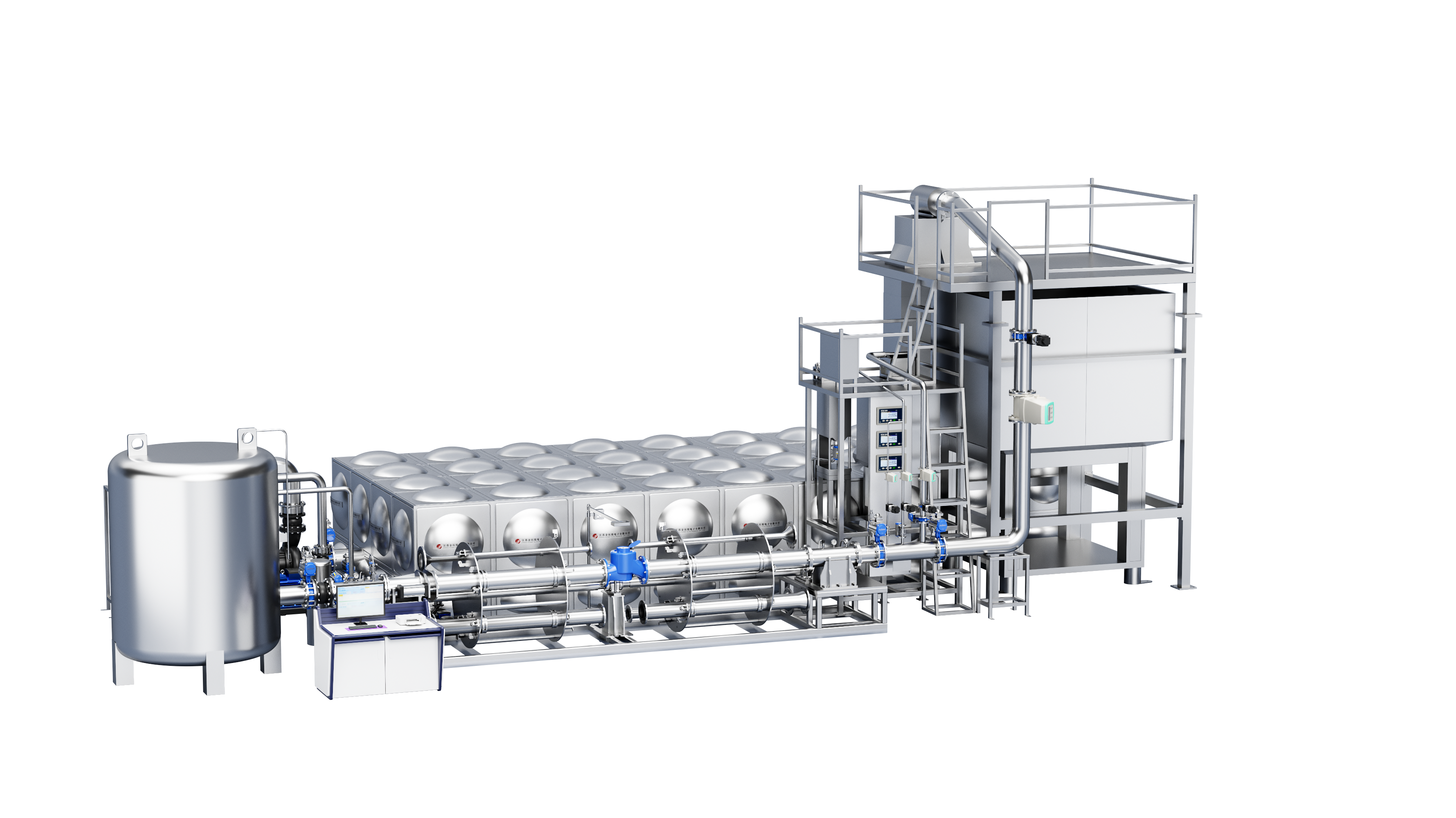 DN50-D200 fully automatic water flow calibration device (wheel type-mass method)