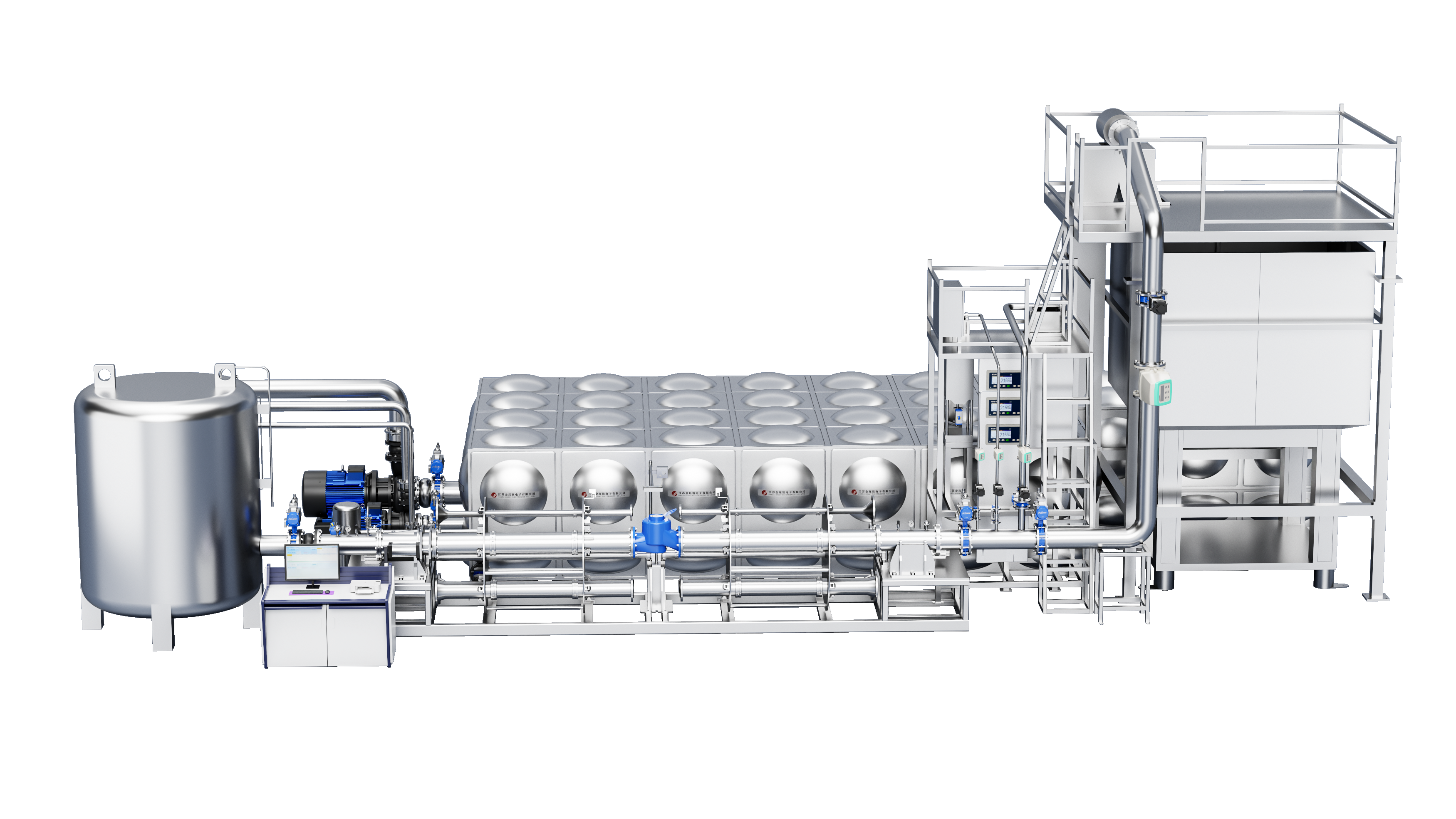 DN50-D200 fully automatic water flow calibration device (wheel type-mass method)