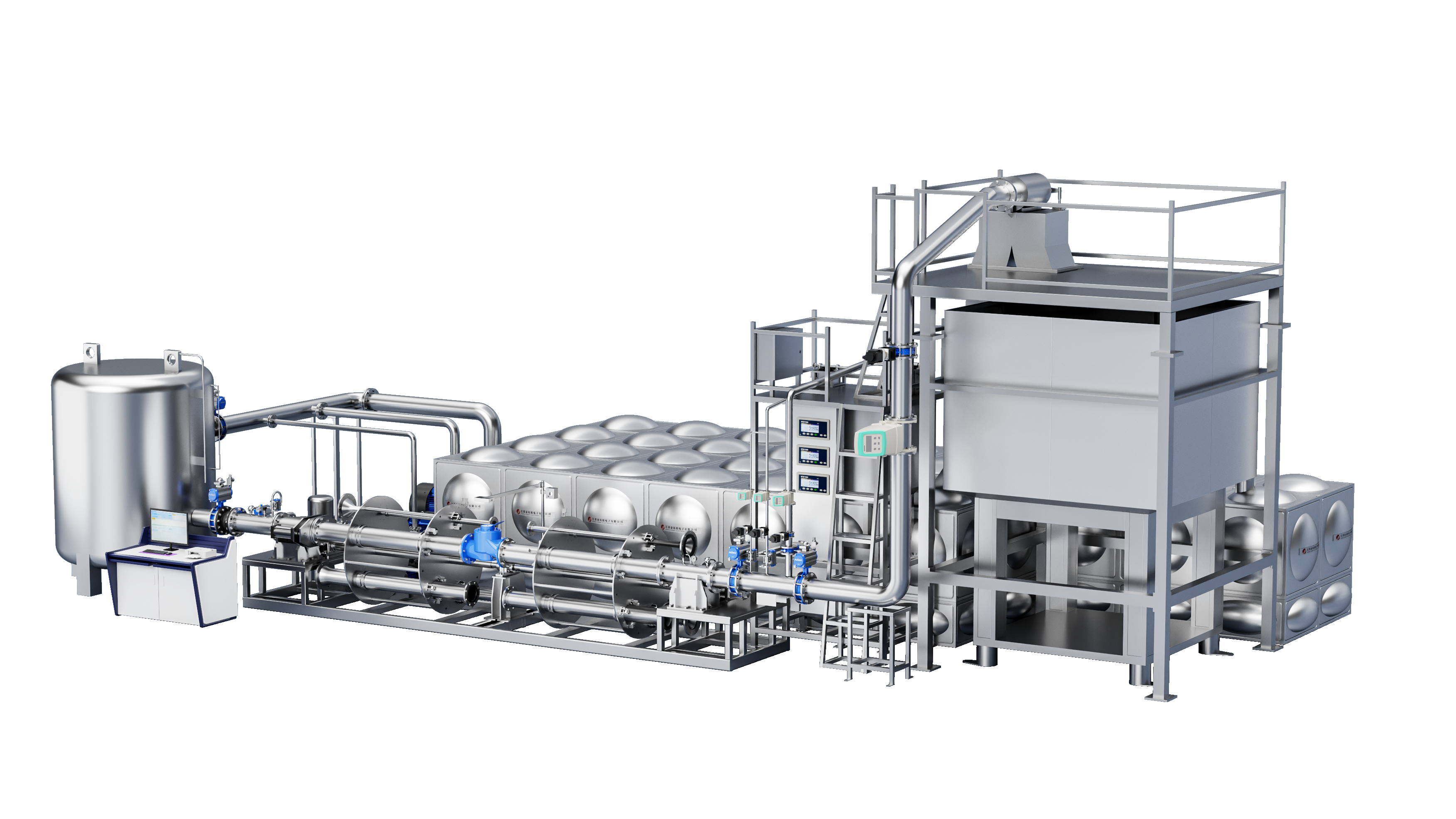 DN50-D200 fully automatic water flow calibration device (wheel type-mass method)