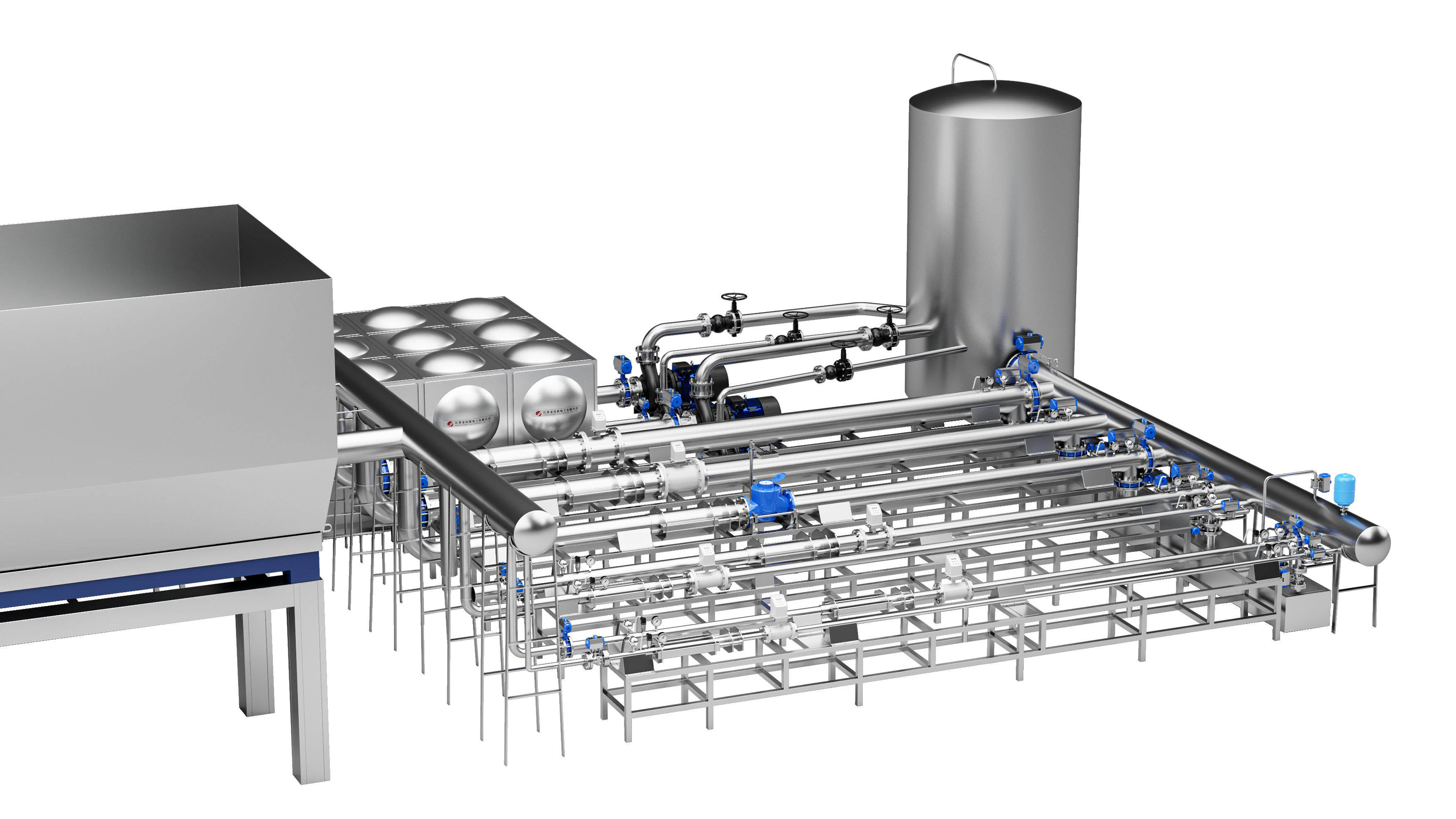DN50-D300 Fully Automatic Water Flow Calibration Device (Flat Layout Type -Standard Meter Method）