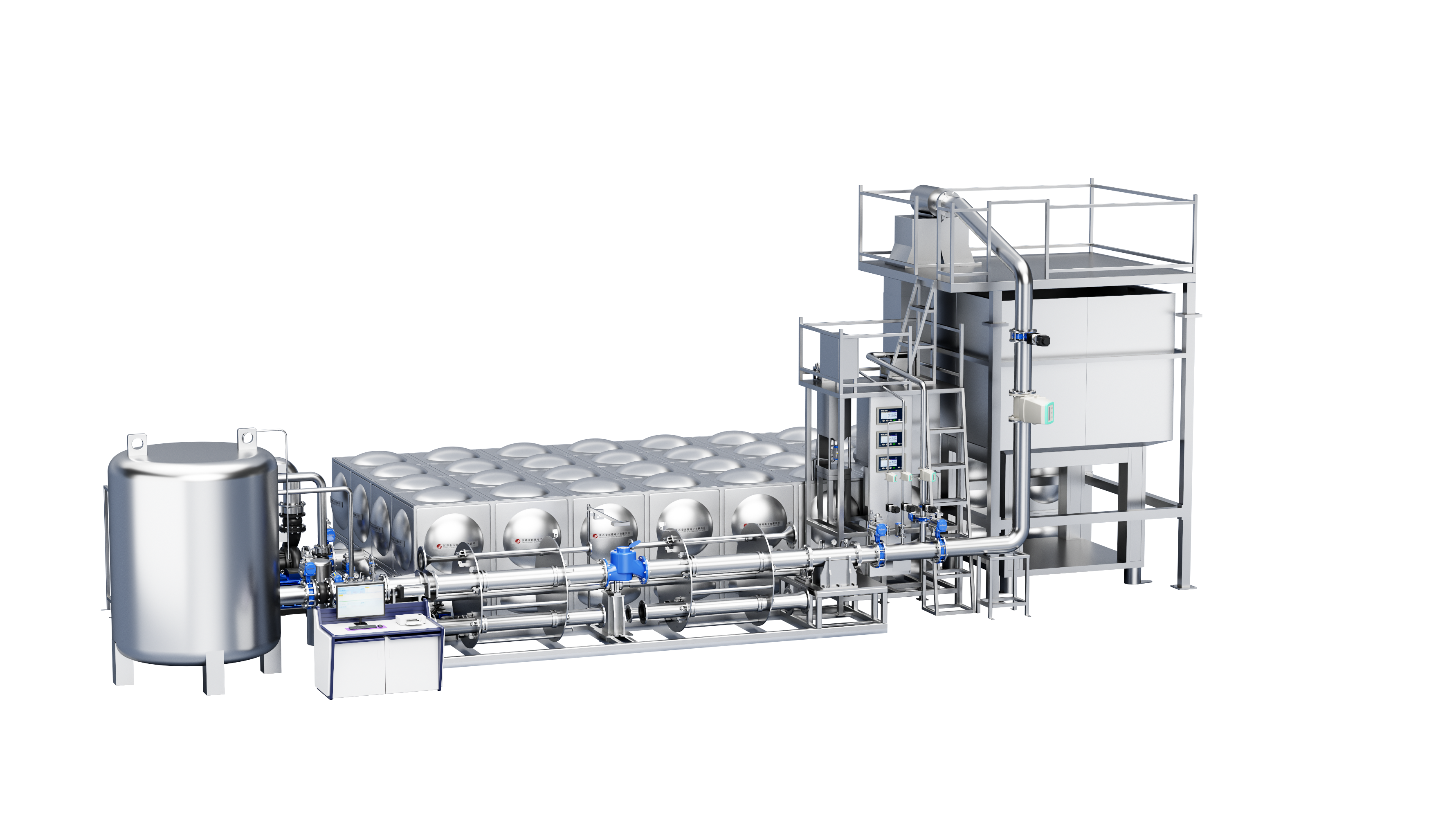 DN50-D200 Fully Automatic Water Flow Calibration Device (Rotary type - Mass Method)