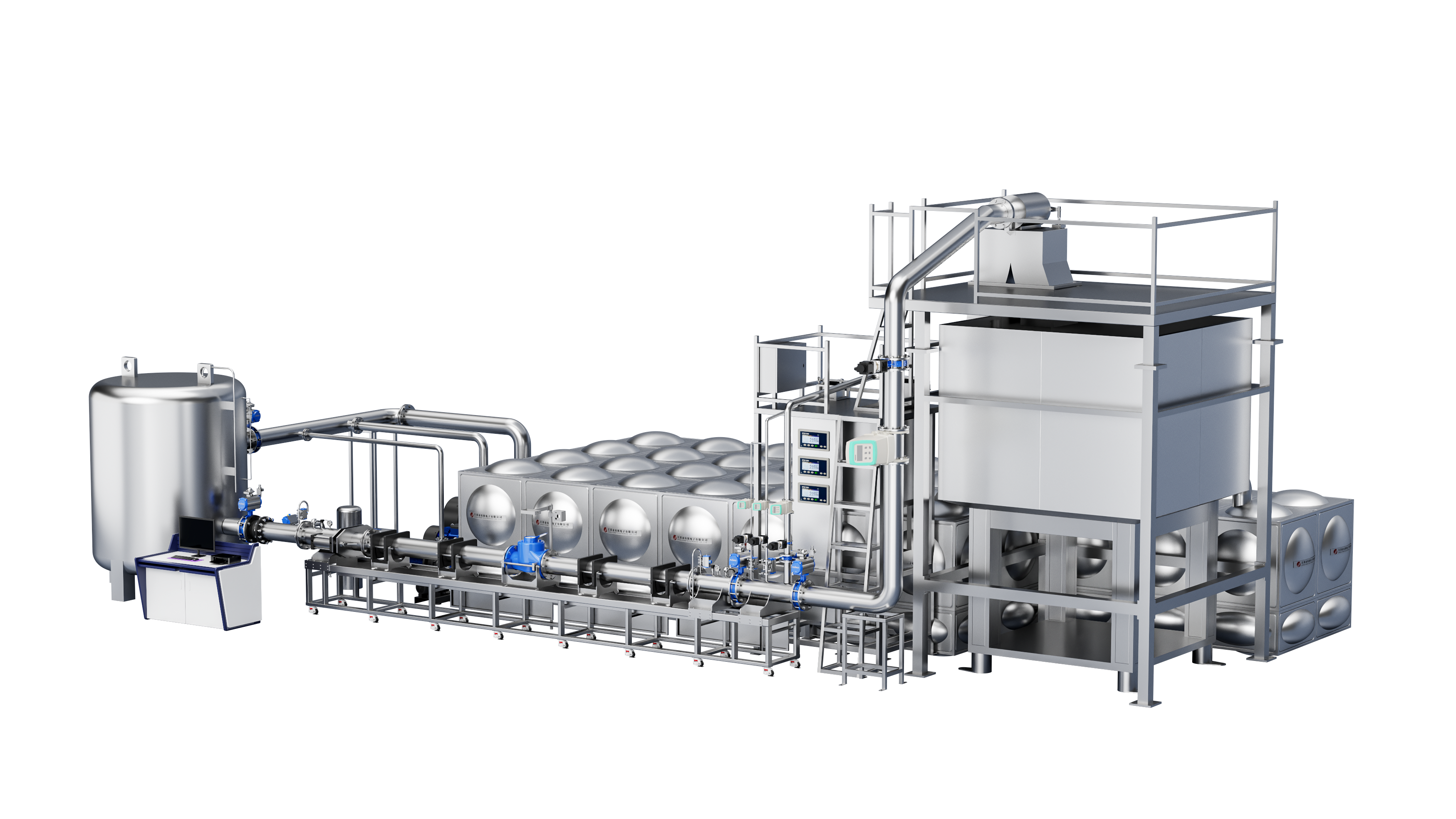 DN50-D200 Fully Automatic Water Flow Calibration Device (Tube-Replacement - Mass Method)