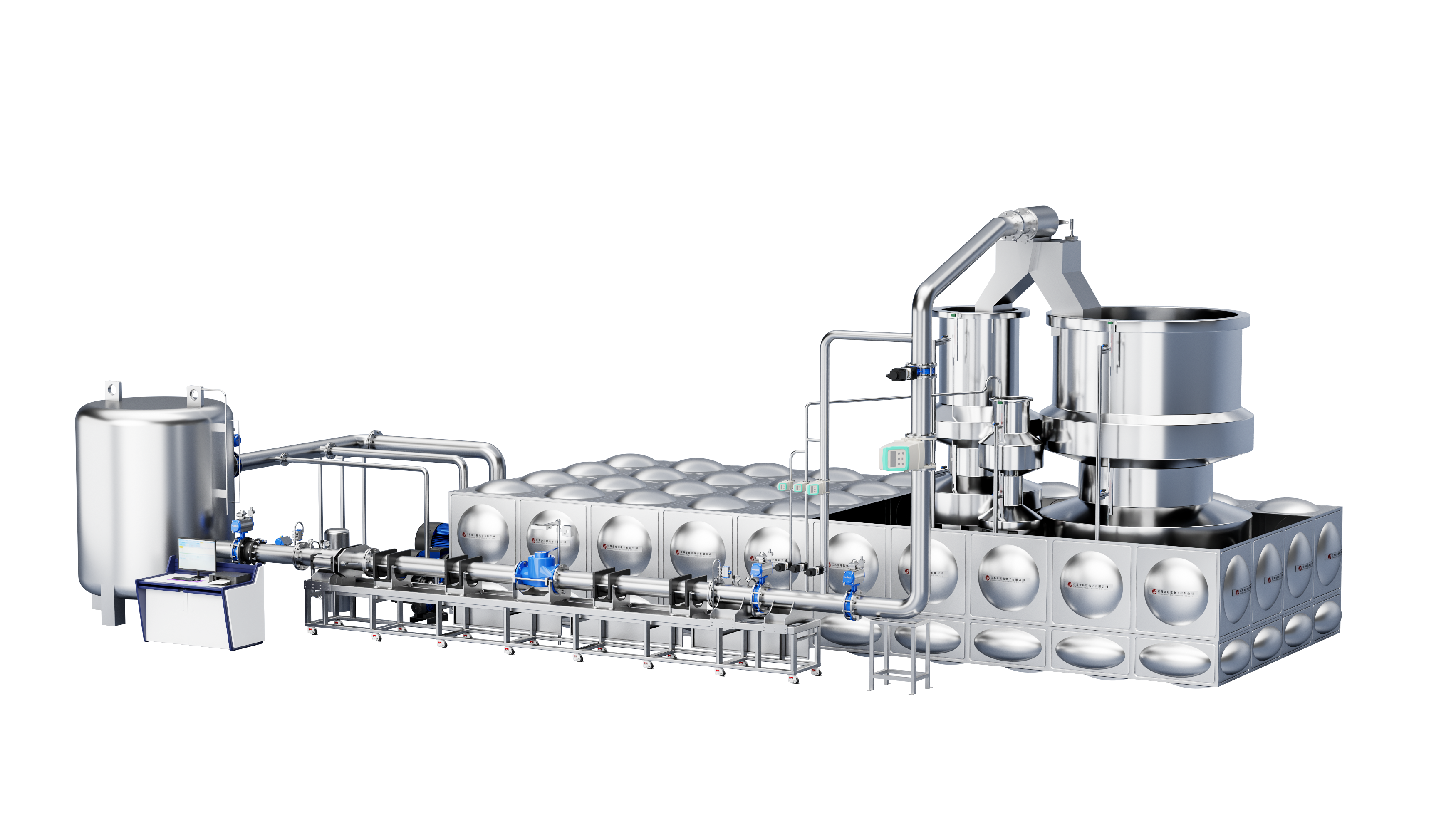DN50-D200 Fully Automatic Water Meter Test Bench (Tube-Replacement-Volumetric Method+Standard Meter Method)