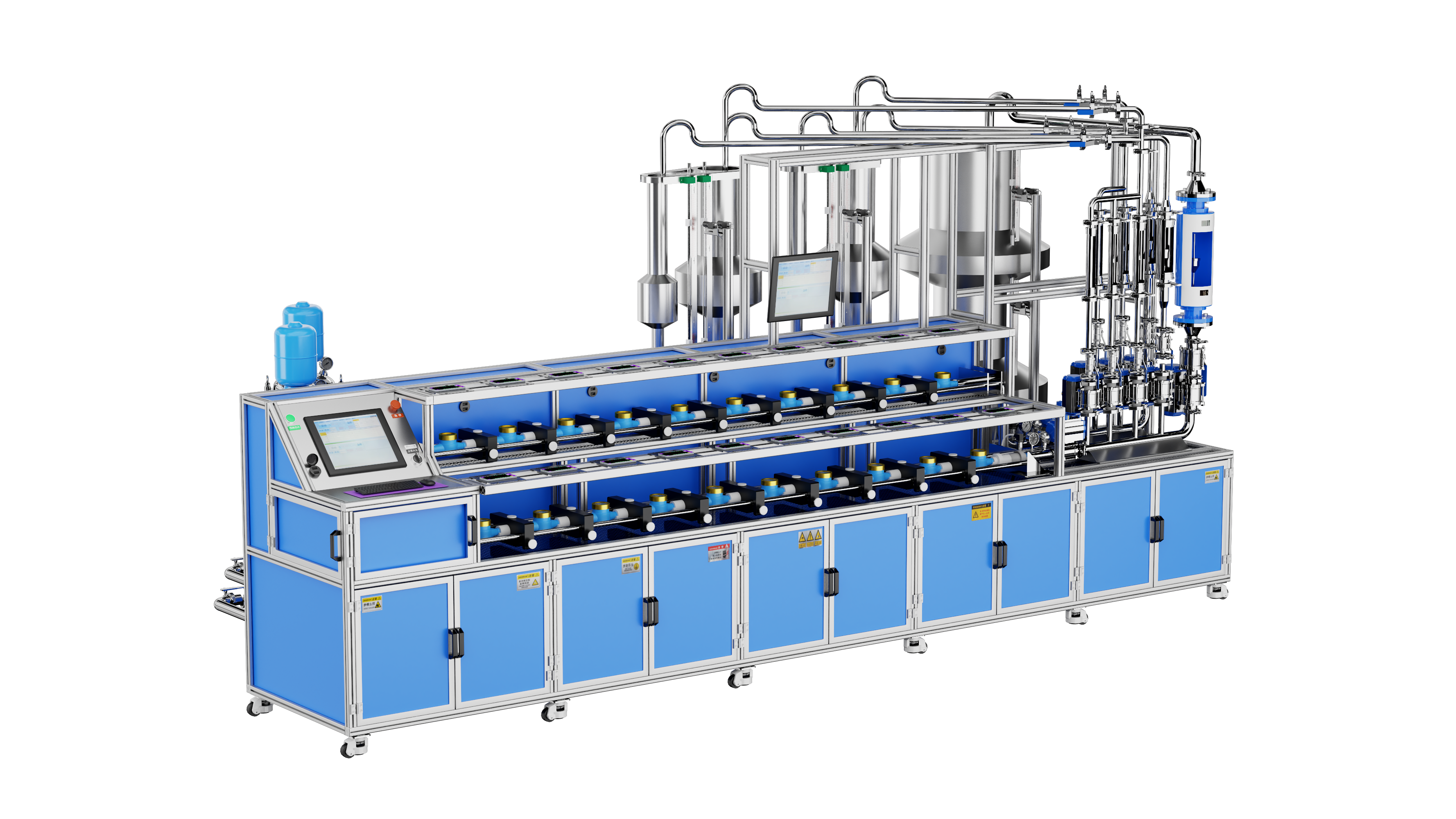 DN15-D50 Fully Automatic Double-Row Water Meter Test Bench(Volumetric method)
