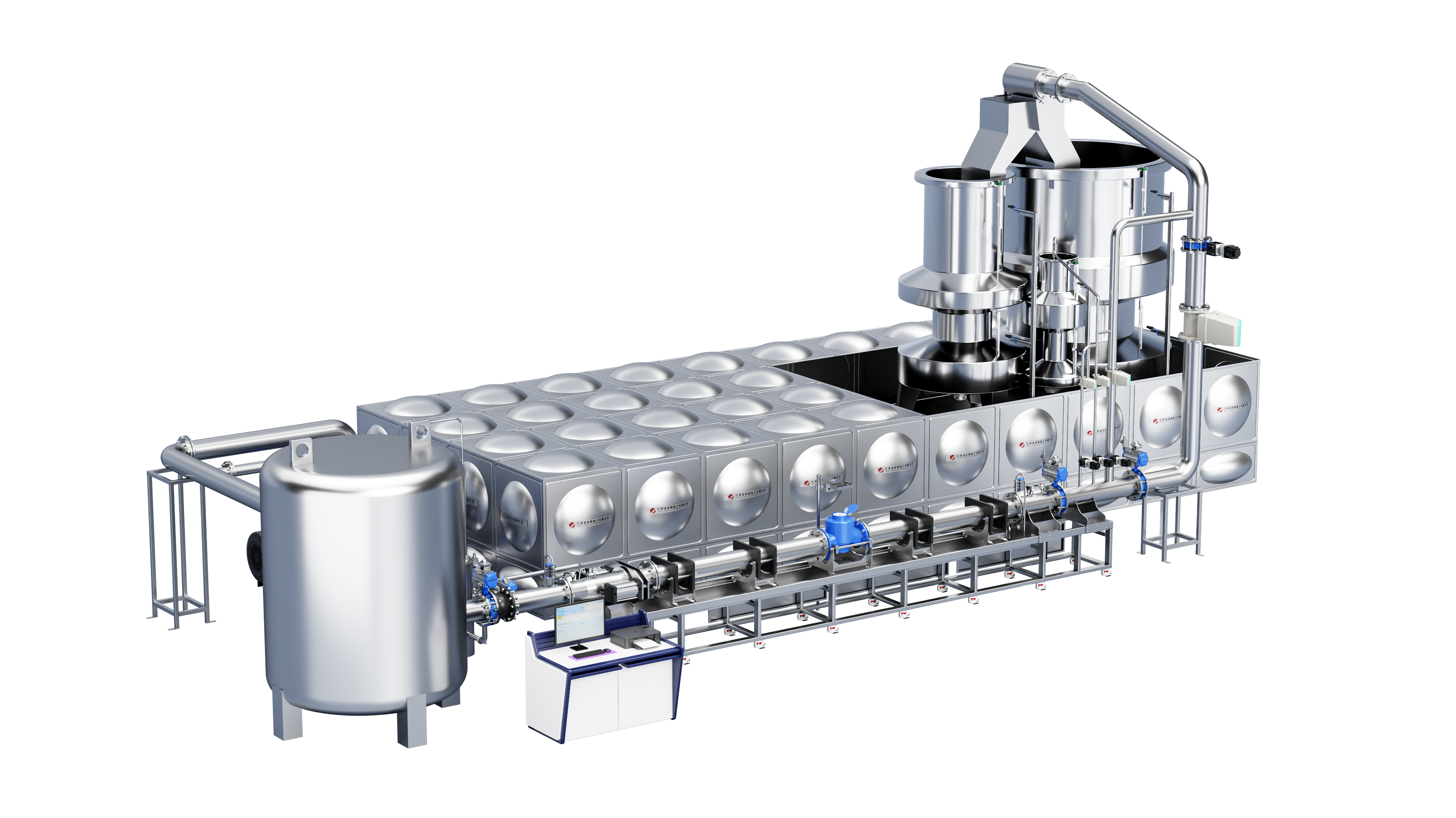 DN50-D200 Fully Automatic Water Flow Calibration Device (Tube-Replacement-Volumetric Method+Standard Meter Method)