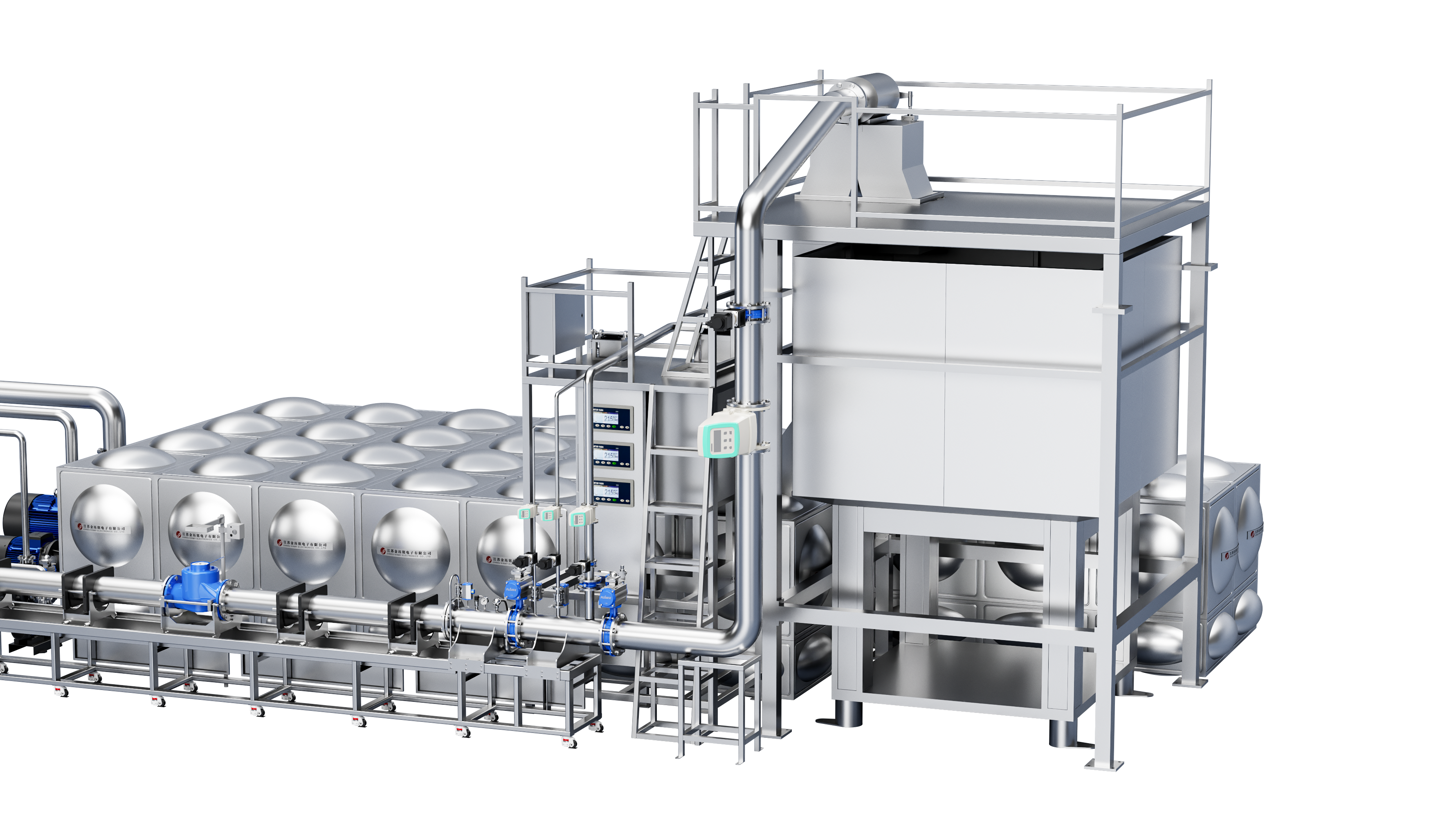 DN50-D200 Fully Automatic Water Flow Calibration Device (Tube-Replacement - Mass Method)