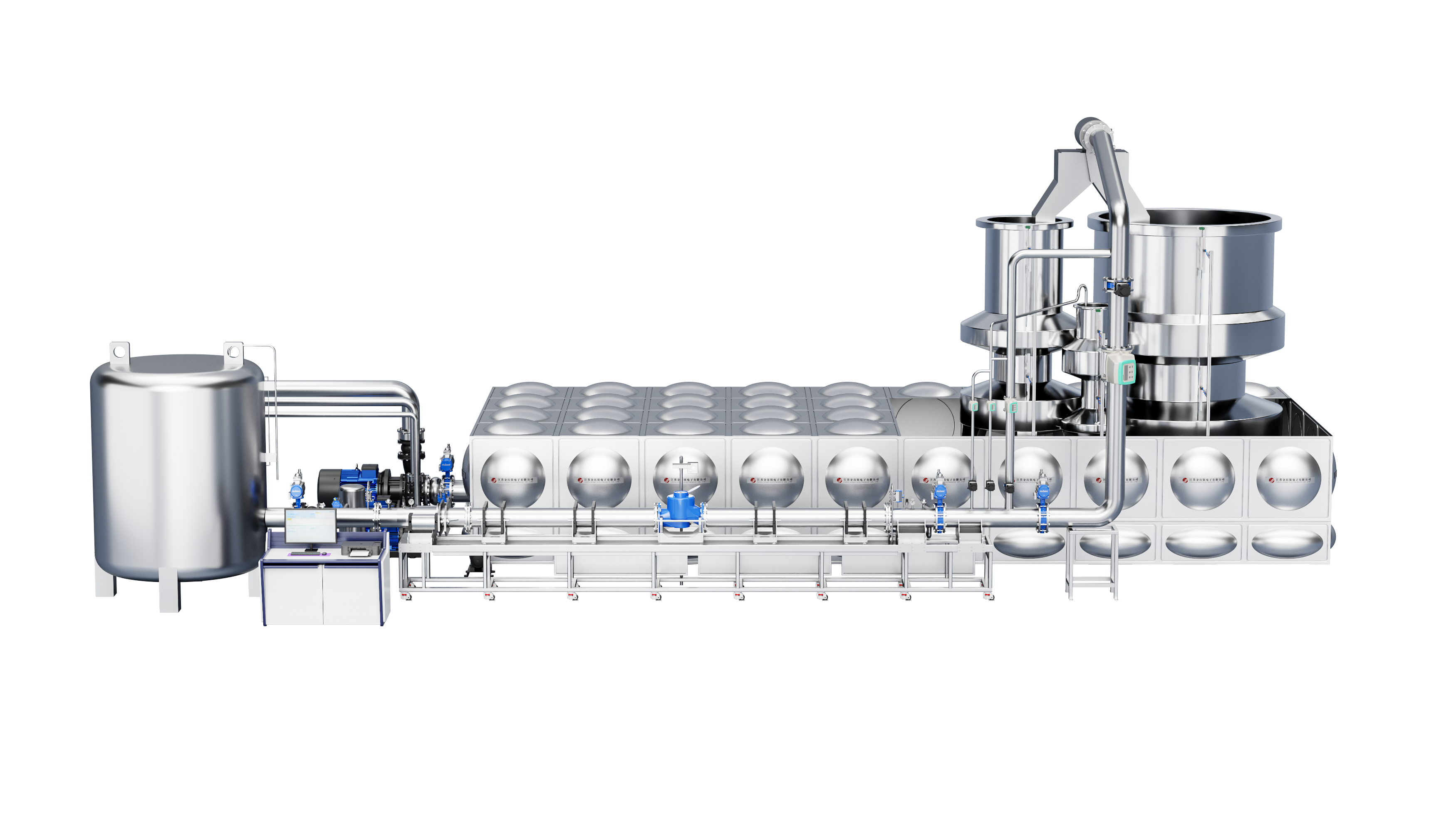 DN50-D200 Fully Automatic Water Meter Test Bench (Tube-Replacement-Volumetric Method+Standard Meter Method)