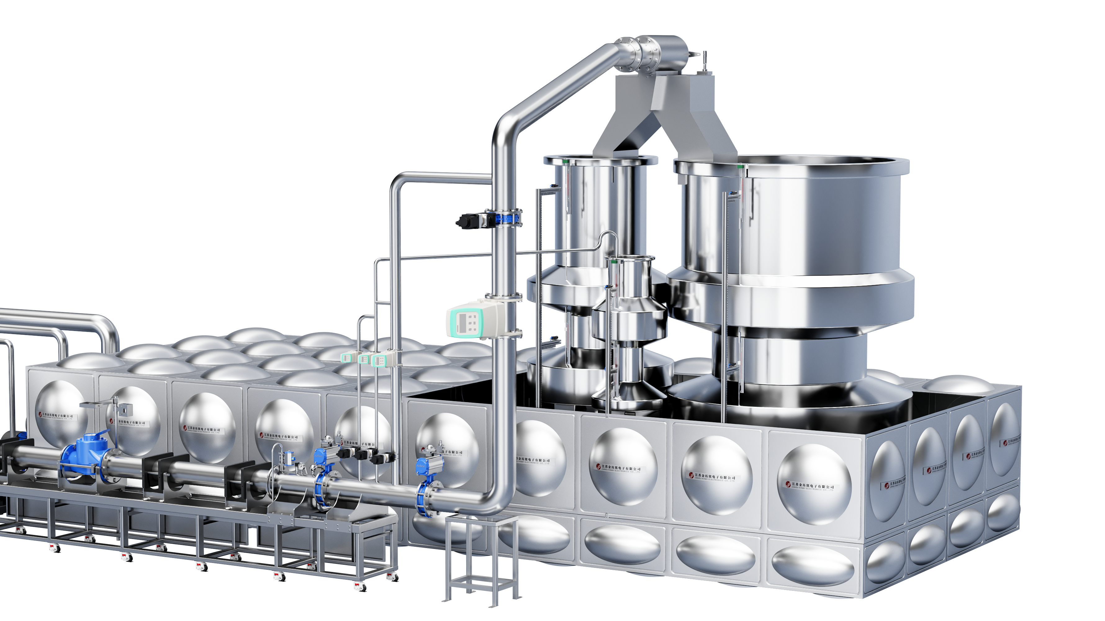 DN50-D200 Fully Automatic Water Flow Calibration Device (Tube-Replacement-Volumetric Method+Standard Meter Method)