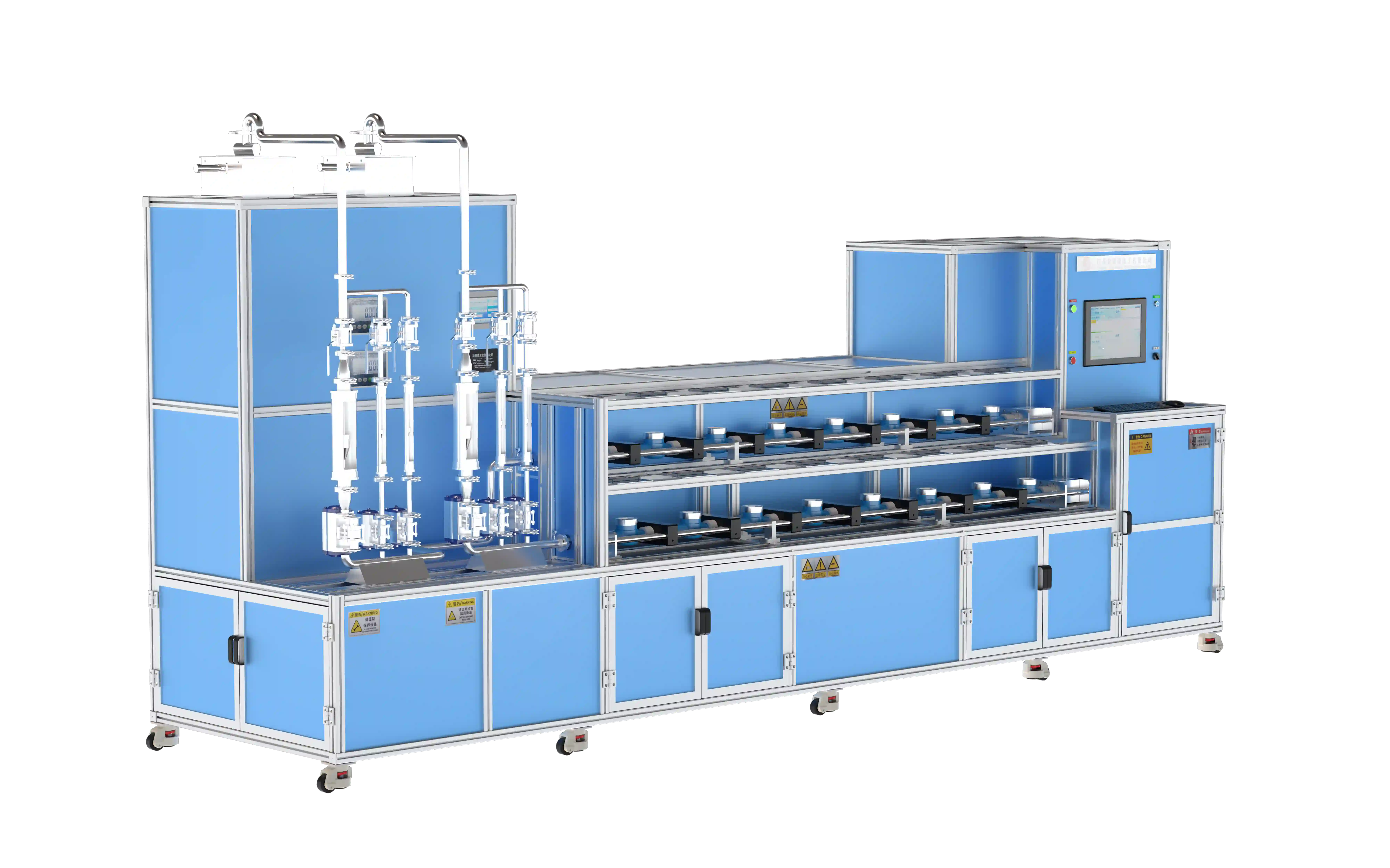 DN15-D25 Fully Automatic Double Row Water Meter Test Bench ( Mass Method )
