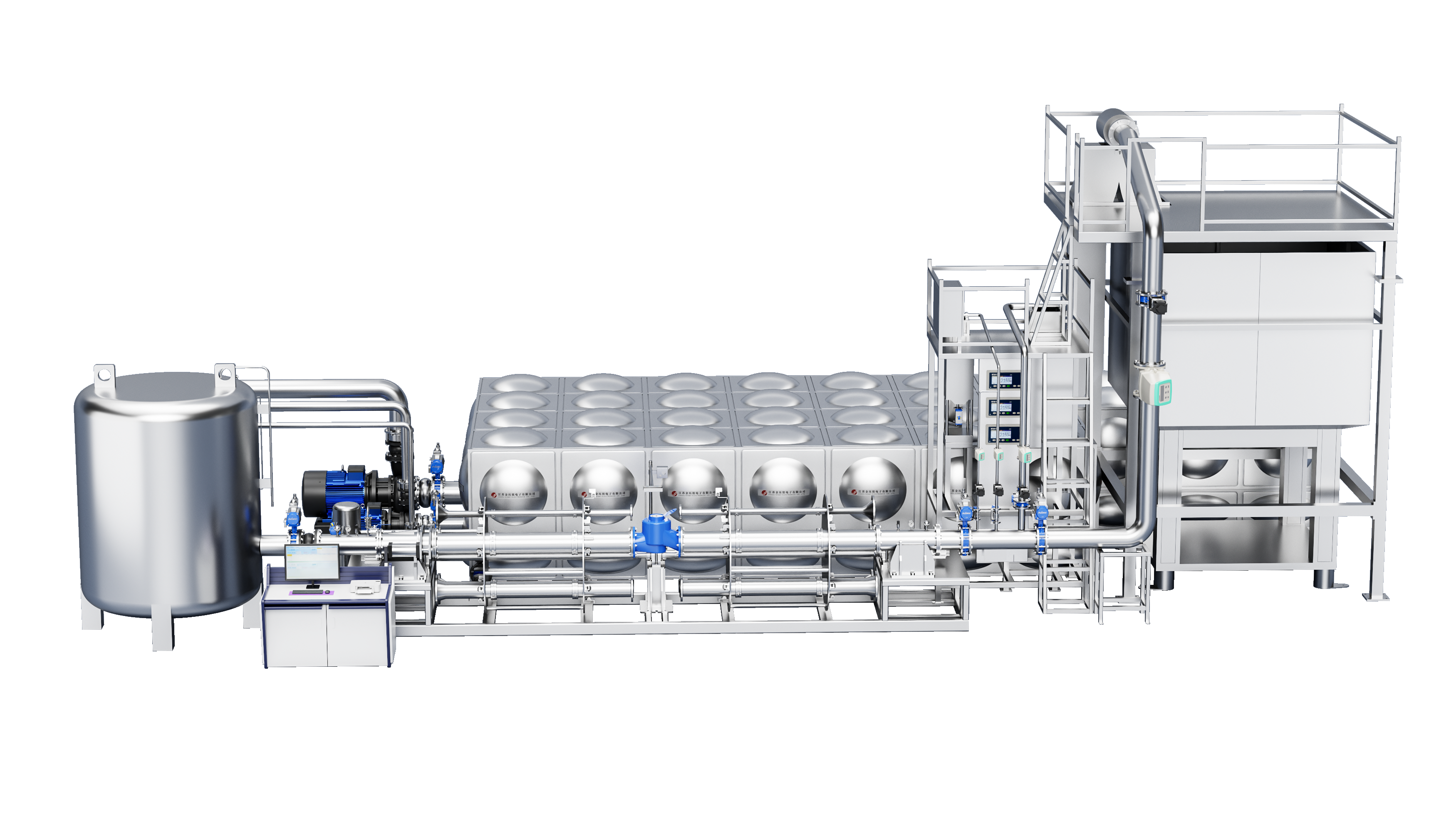 DN50-D200 Fully Automatic Water Flow Calibration Device (Rotary type - Mass Method)