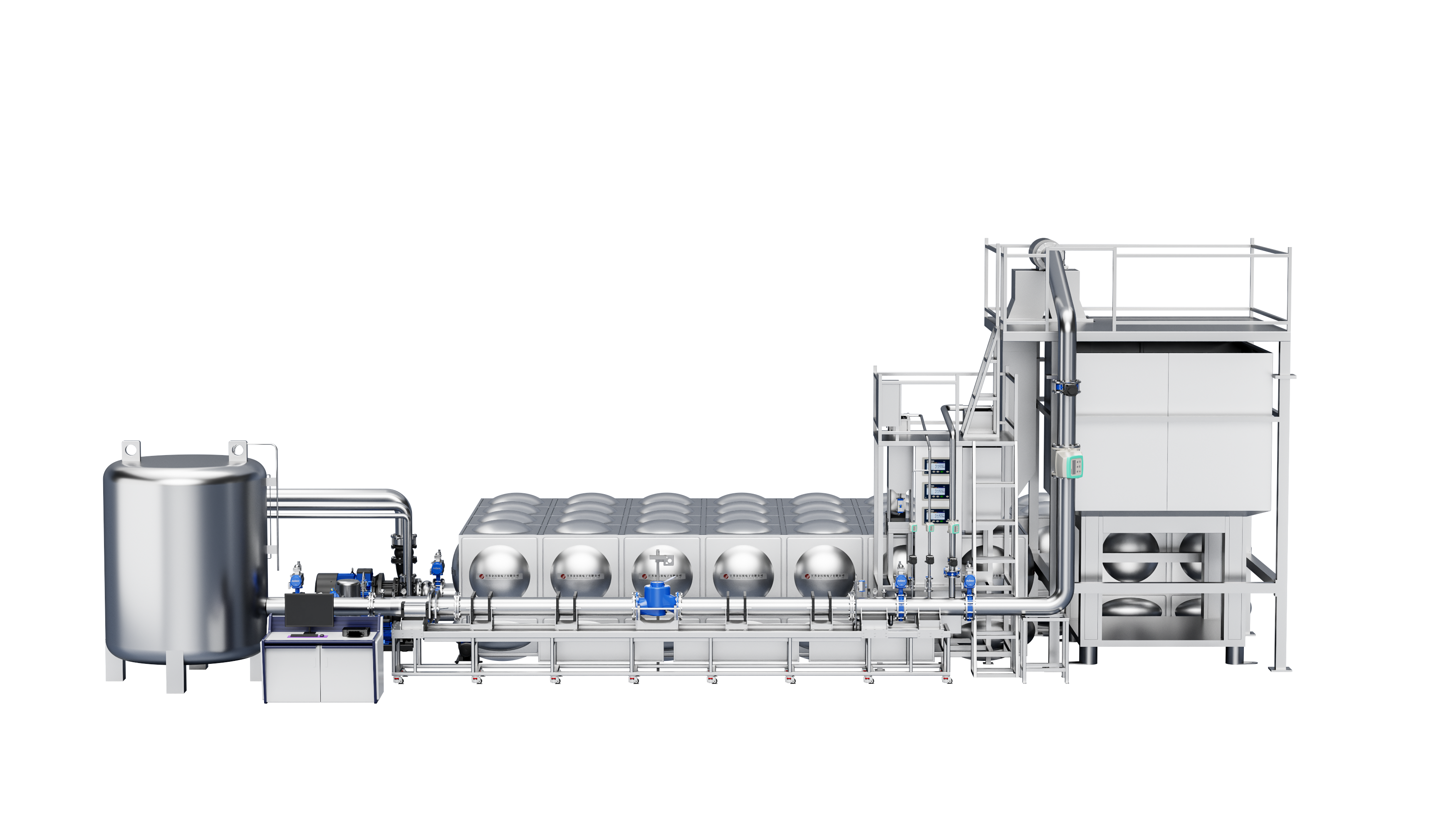 DN50-D200 Fully Automatic Water Flow Calibration Device (Tube-Replacement - Mass Method)