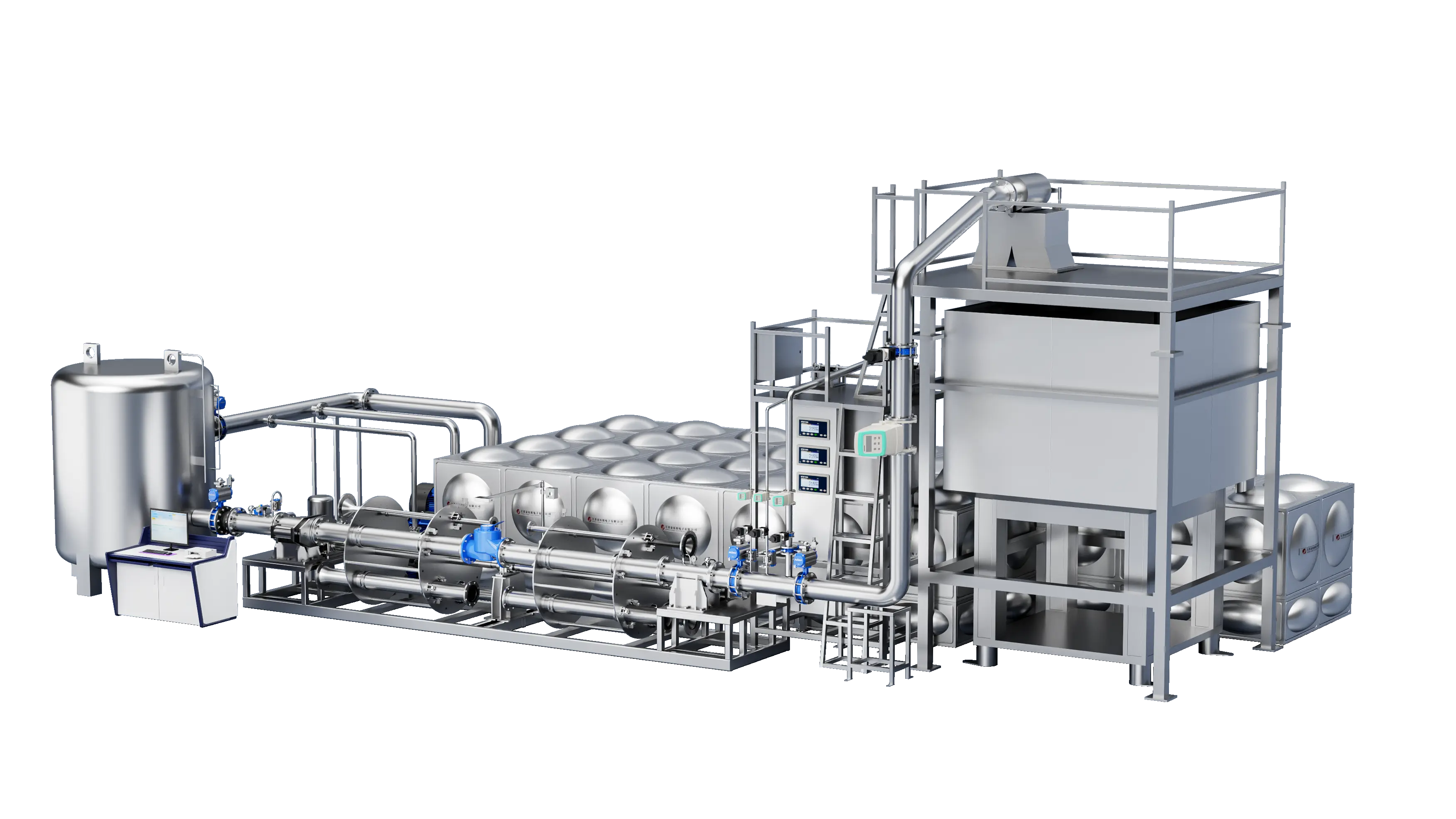 DN50-D200 Fully Automatic Water Meter Test Bench (Rotary type - Mass Method)