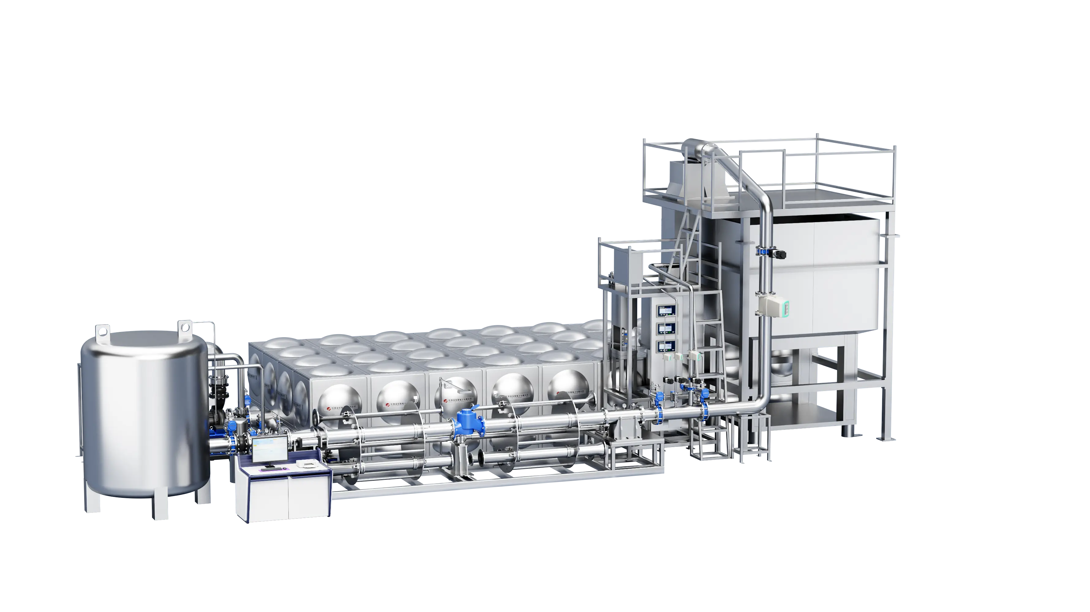 DN50-D200 Fully Automatic Water Meter Test Bench (Rotary type - Mass Method)