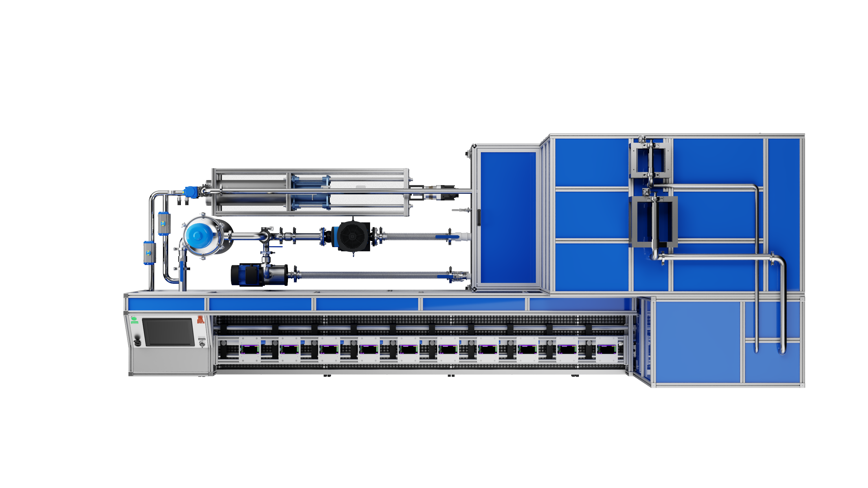 Water Flow Calibration Device 15-25 (Piston + Mass + Standard Meter Method)