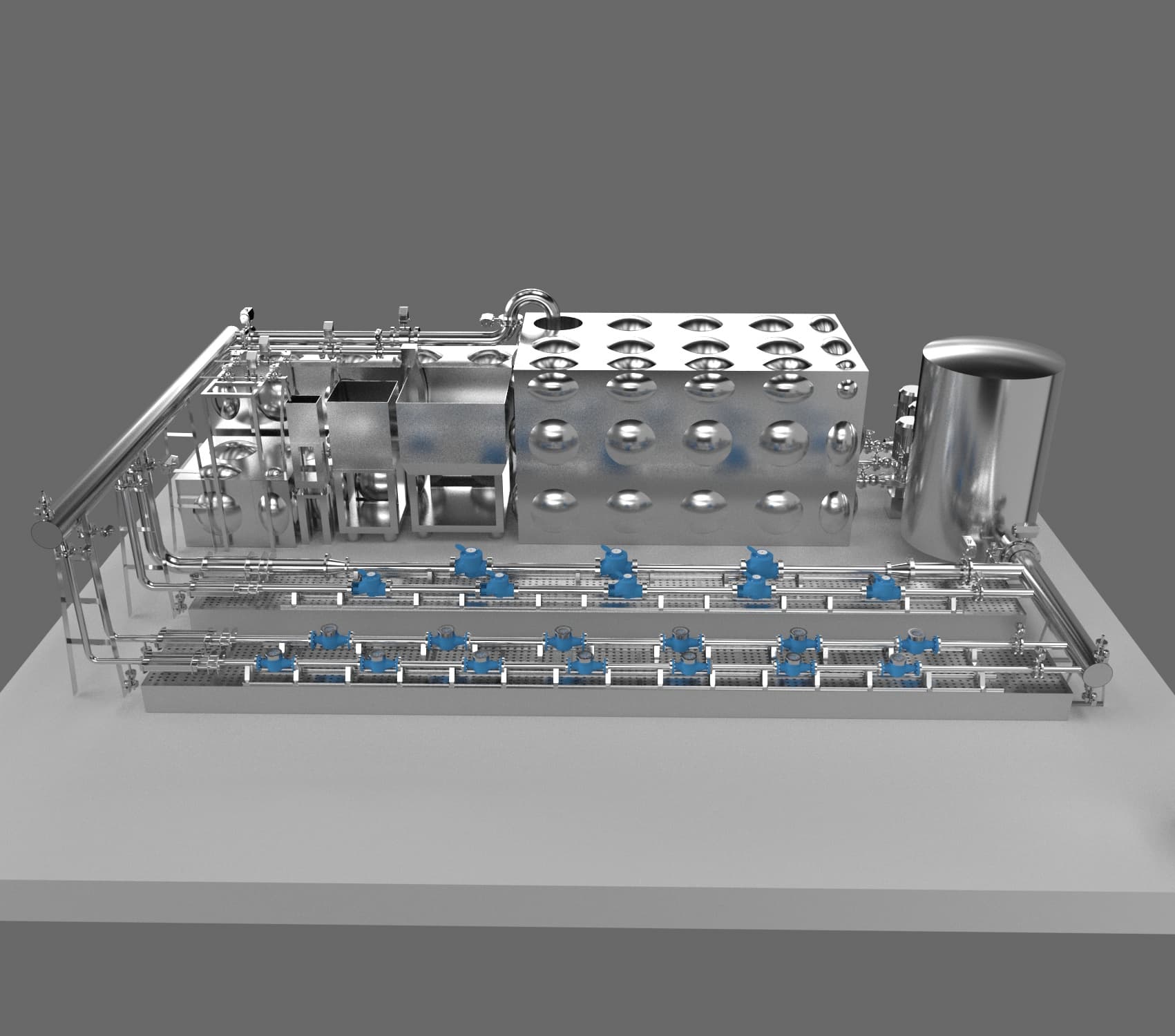 DN50-D300 Fully Automatic Heat Meter Test Bench (Flat Layout Type-Mass Method+Standard Meter Method)