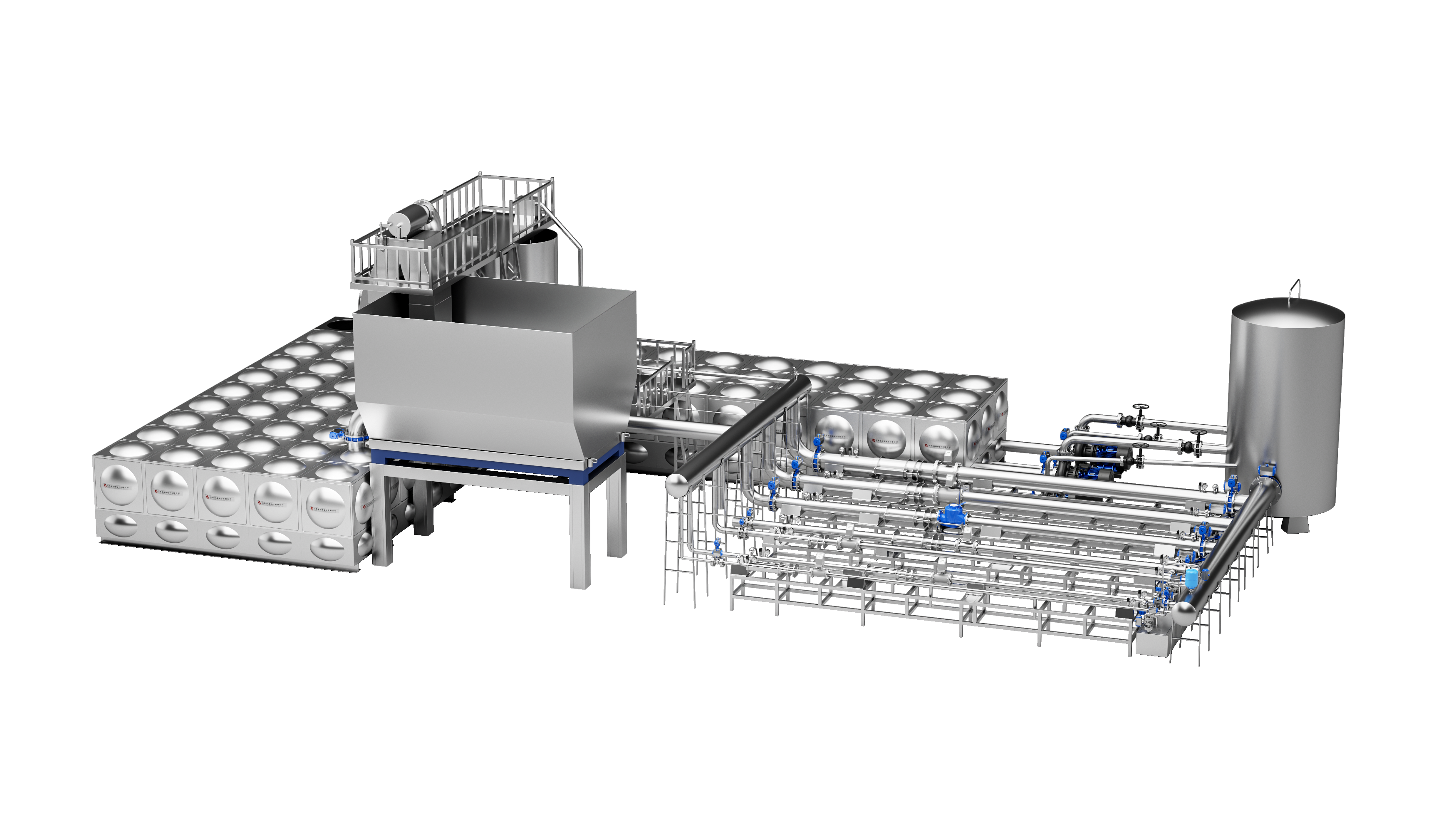 DN50-D300 Fully Automatic Water Flow Calibration Device (Flat Layout Type -Standard Meter Method）