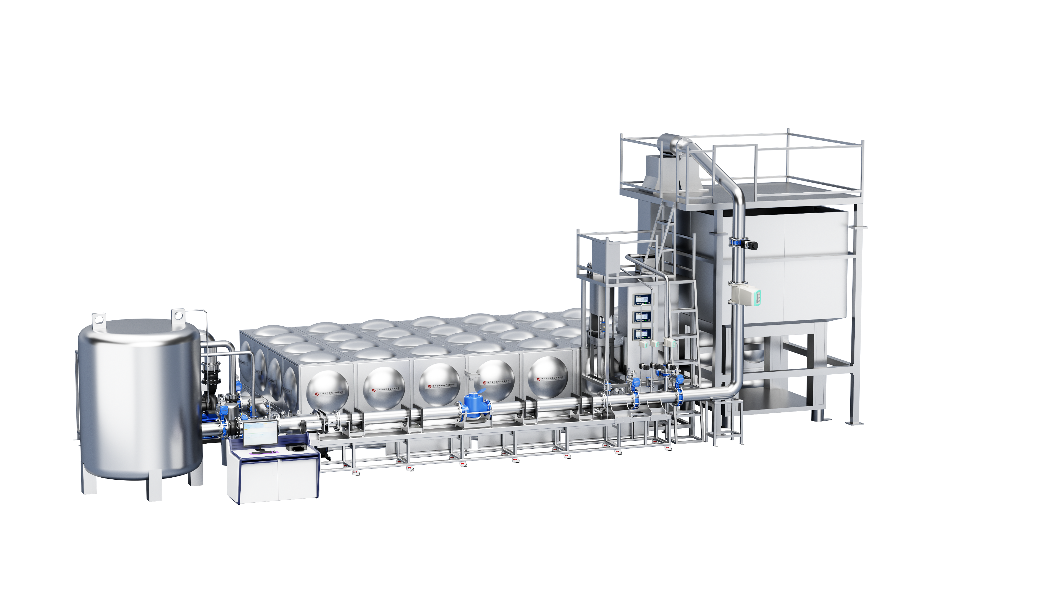 DN50-D200 Fully Automatic Water Flow Calibration Device (Tube-Replacement - Mass Method)
