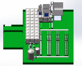 DN50-D200 Fully Automatic Water Flow Calibration Device(Flat Layout Type - Volumetric Method+Standard Meter Method)