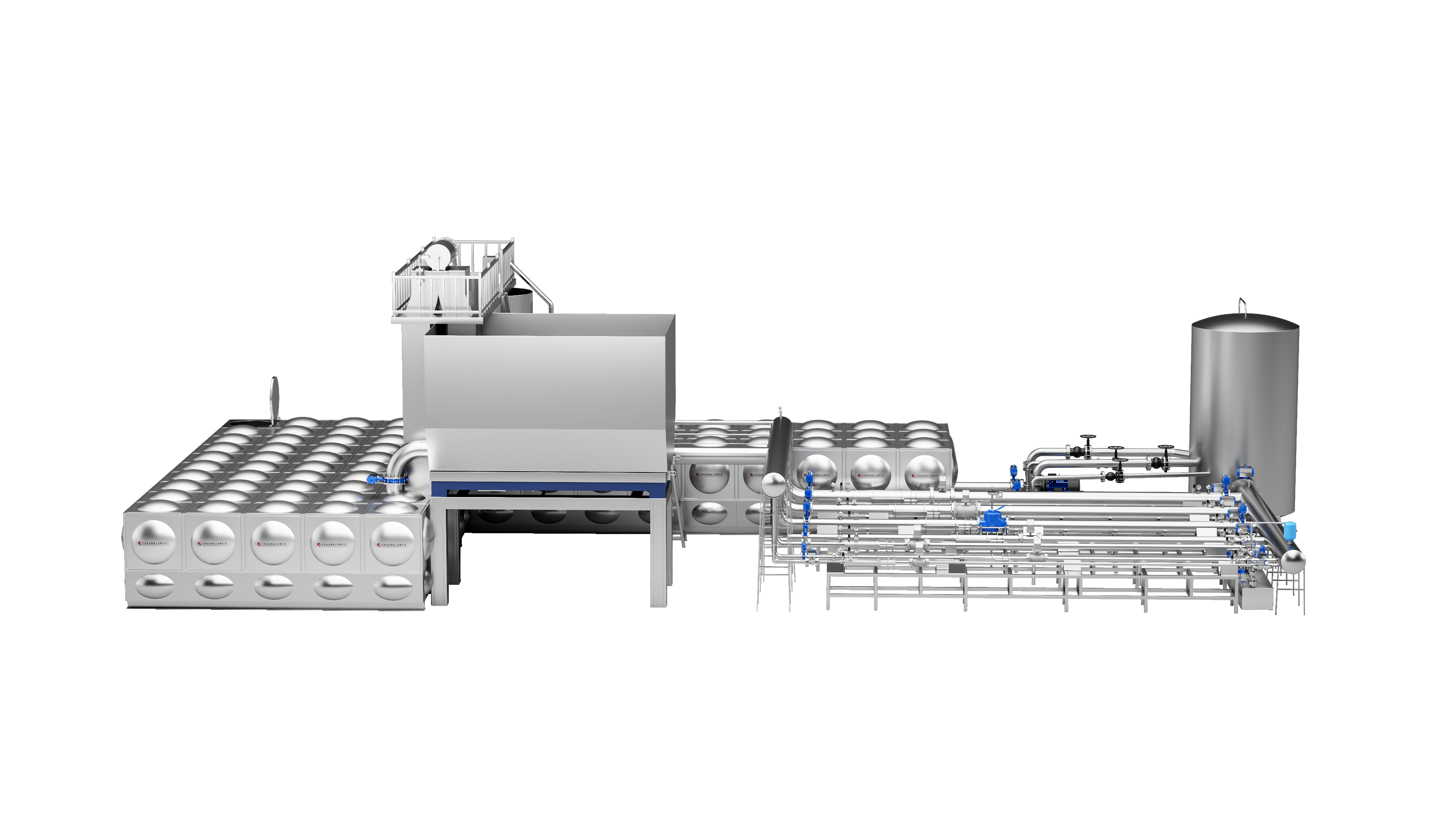 DN50-D300 Fully Automatic Water Meter Test Bench (Flat Layout Type -Volumetric Method+Standard Meter Method）