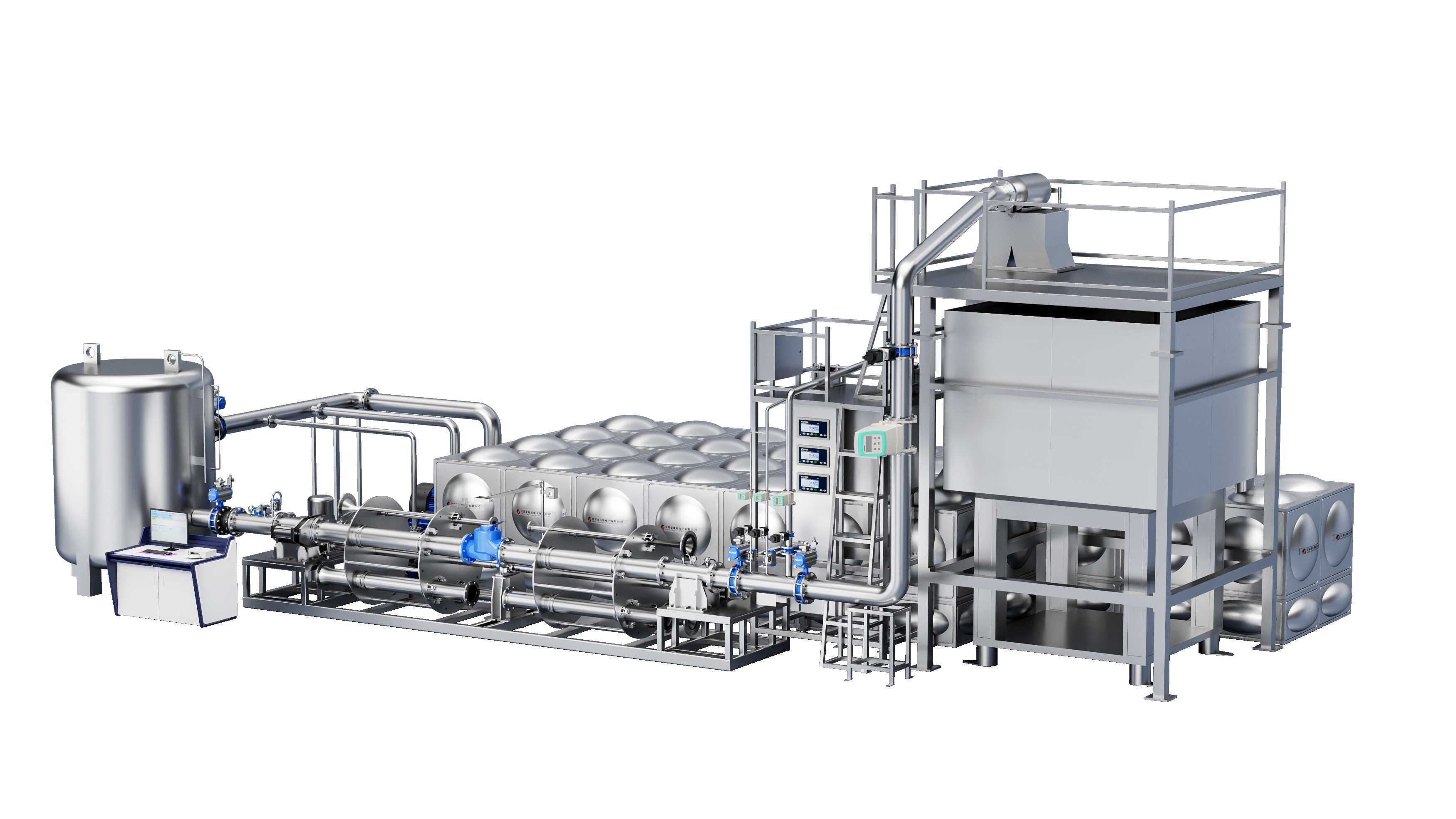 DN50-D200 Fully Automatic Water Flow Calibration Device (Rotary type - Mass Method)